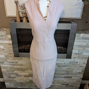 Dorothy Perkins Light Pink Midi Dress